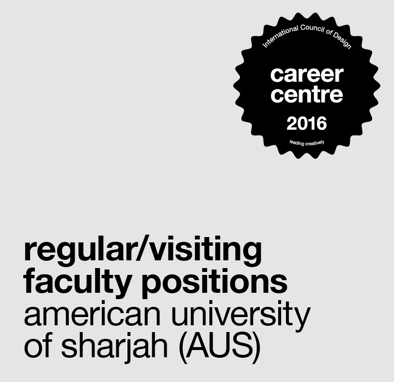 career centre: regular/visiting positions, american university of sharjah (AUS)